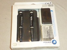 NINTENDO DS ESSENTIALS KIT LITE DSi BLACK 8 PIECE ACCESSORY NIB CASE STYLUS
