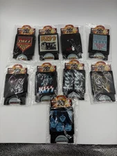 Lot Of 9 New KISS Coozie Koozie Beer & Soda Hugger 12oz Can or Bottle Cooler