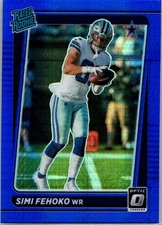 2021 Donruss Optic #242 Simi Fehoko Blue Hyper