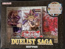 Yu-Gi-Oh Yugioh DUELIST SAGA 3x Booster auf deutsch 1. Auflage aus 2014, NEU+OVP