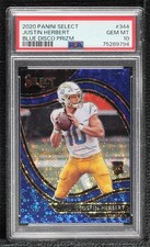 2020 Select Field Level Blue Disco Prizm 23/25 Justin Herbert PSA 10 GEM MT 0ym7