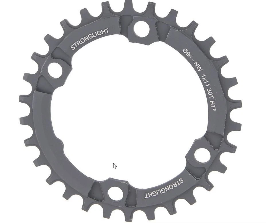 STRONGLIGHT Kettenblatt HT3, 11-fach, 96 mm LK, 30Z für Shimano XT M9000 M9020 - Bild 1 von 1