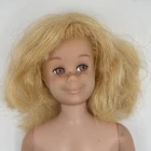 Vintage Barbie SKOOTER Doll 1963 Skipper Friend Mattel Platinum Straight legs