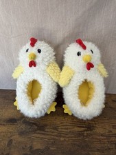 Wonder Nation Kids 4/6 Chicken Slippers Unisex