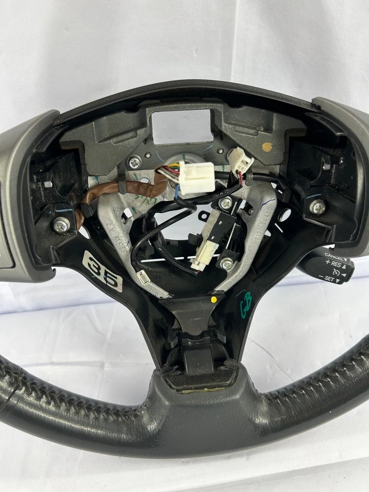 Toyota RAV4 2006-2012 volante controles de crucero cuero negro Foto 3 de 4