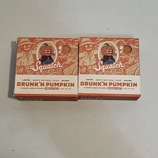 Dr. Squatch Drunk'n Pumpkin Soap 5oz NEW Limited Edition Halloween Lot Of 2
