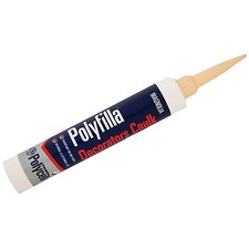 12x Polycell Polyfilla Decorators Caulk Filler Sealant - 380ml - Magnolia