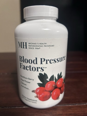 #ad MH Michael#x27;s Health Naturopathic Blood Pressure Factors 180 Vegetarian Tablets $55.00