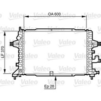 Valeo 734380 KüHler MotorküHlung FüR Opel Astra GTC Zafira Zafira Family A04