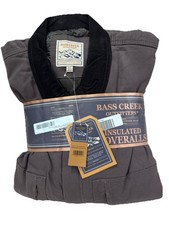 BASS CREEK OUTFITTERS Canvas Workwear Insulted Coveralls Carpenter Sz M USA