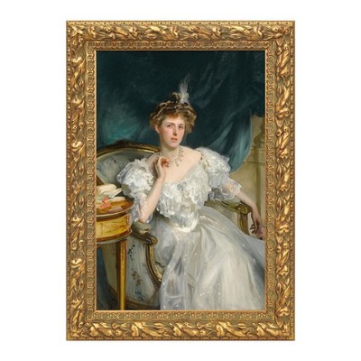 FOLKOR 11x14 Wood Canvas Frame for Oil Paintings & Art Prints, Antique Gold
