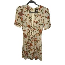 Reformation Grace Floral Mini Dress Spring Garden Boho Vacation Sonoma Size 2