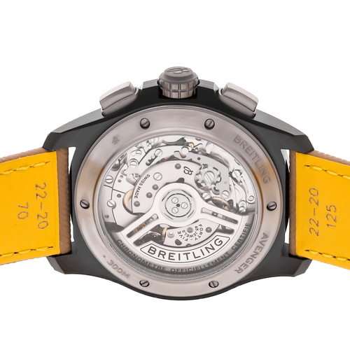 Breitling Avenger B01 Chronographe Nuit Mission Military Céramique SB0146101B1X1 - Photo 5 sur 6