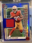 2025 Donruss Optic Mykel Williams Blue Hyper (RAW)
