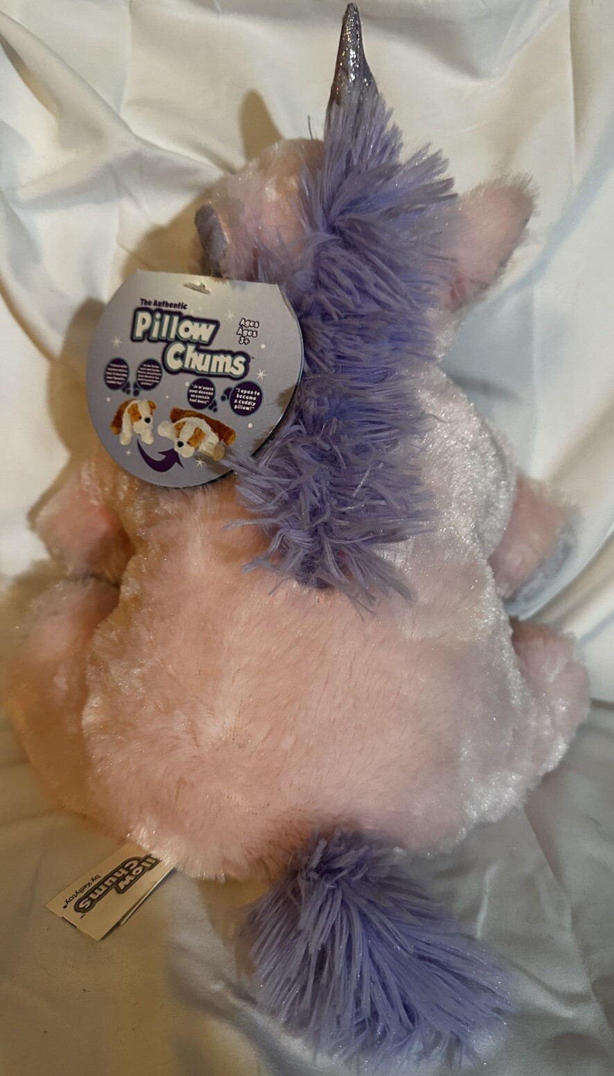 Authentic Pillow Chums Pink & Purple Unicorn NWT eBay