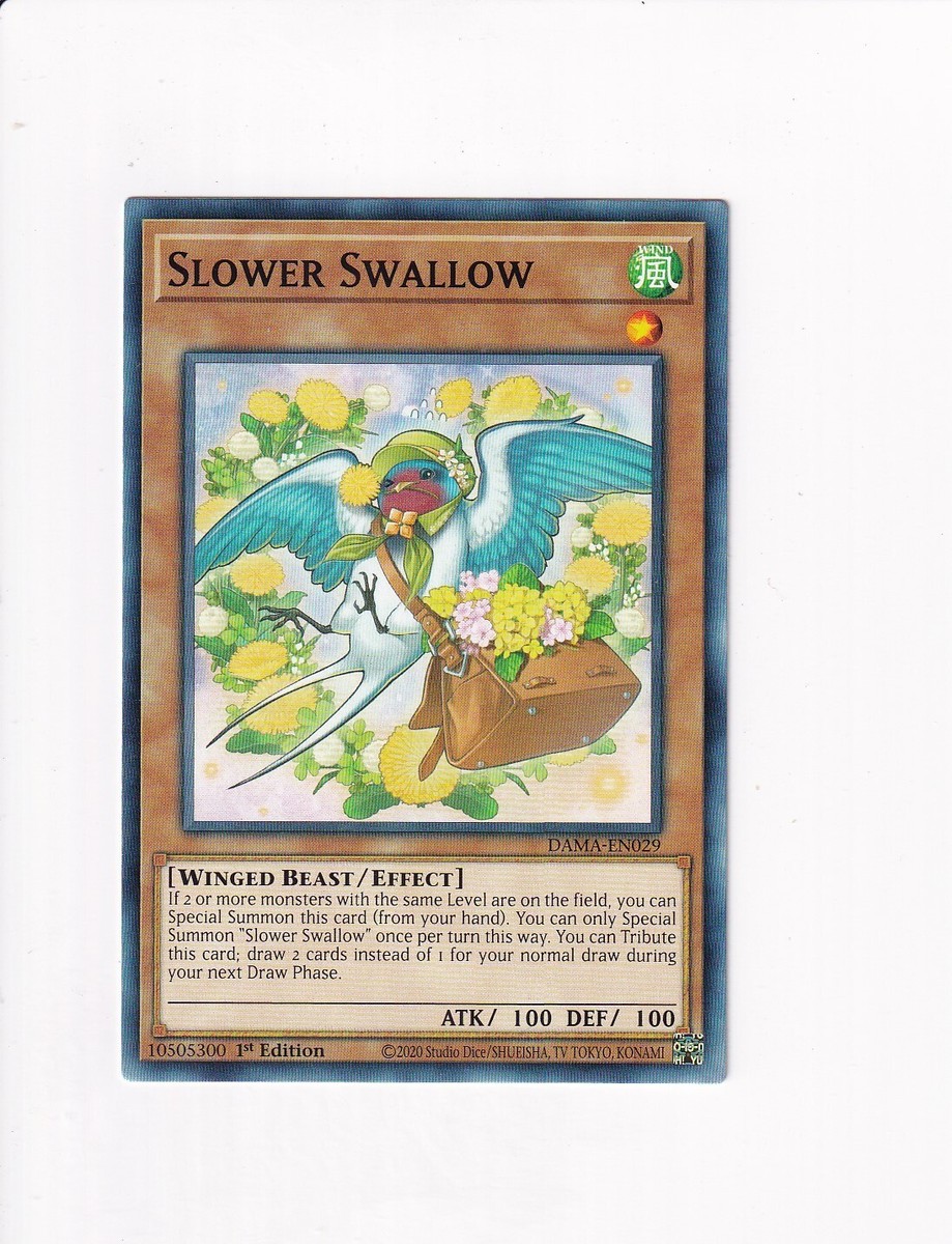 Yu-Gi-Oh Yugioh DAWN OF MAJESTY SLOWER SWALLOW | eBay Yu-Gi-Oh Yugioh DAWN OF MAJESTY SLOWER SWALLOW | eBay