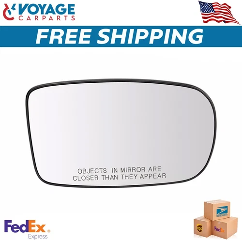 Exterior Mirror Glass Power Manual Folding Passenger Side For 2011-2022 Dodge