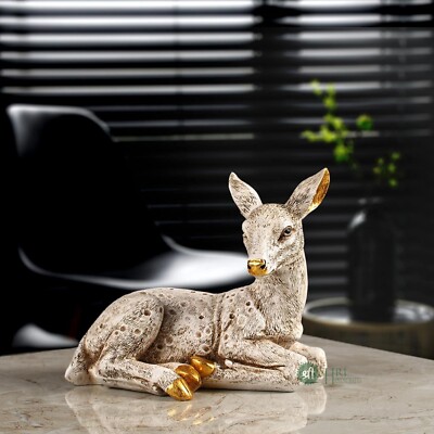Polyresin Reh Statue Tier Idol Figurine Geschenke Für Die Wohnkultur
