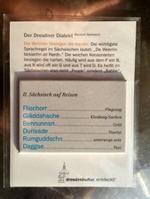 10 x Dresdner Dialekt Magnet ca .8 x 5,5cm NEUWARE -  Dresden MAGNET  ansehen