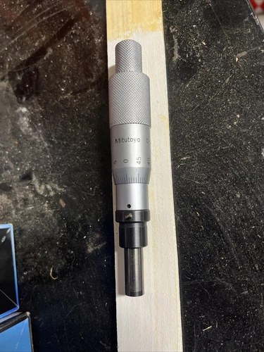 MITUTOYO MICROMETER-HEAD Metric, CARBIDE TIP  0-25mm