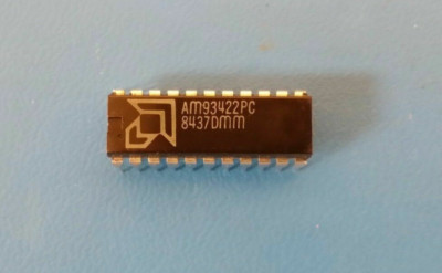 (2 PCS) AM93422PC AMD 256X4 STANDARD SRAM, 45ns, PDIP 22PIN