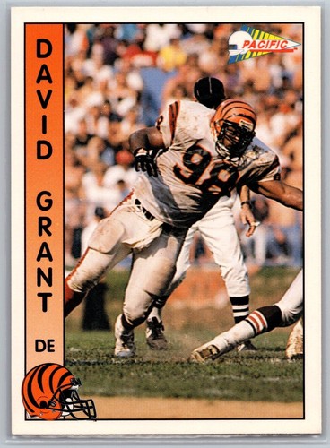 1992 Pacific - #368 David Grant Cincinnati Bengals NFL Football Karte