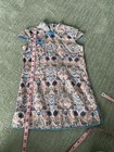 EUC Chinese Qipao dresse Pink Blue Fish Lotus￼ Toddler girl  Fits 90cm (2-3t) — photo 6