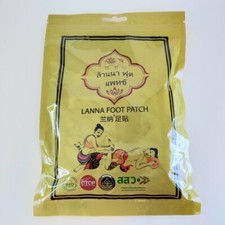 10 pcs/pack Thai Lanna Foot Patch Natural Herb Detox Treatment Health Care