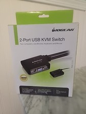 IOGEAR GCS22U 2-Port USB KVM Switch. Brand New
