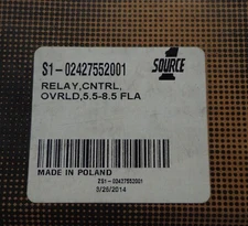 Source 1 - S1-02427552001, Relay CNTRL, Brand new!!