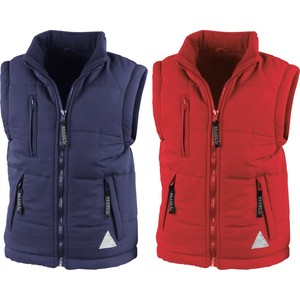 Boys Girls Childs Childrens Result Ultra Padded Bodywarmer Gilet Sleeveless Coat