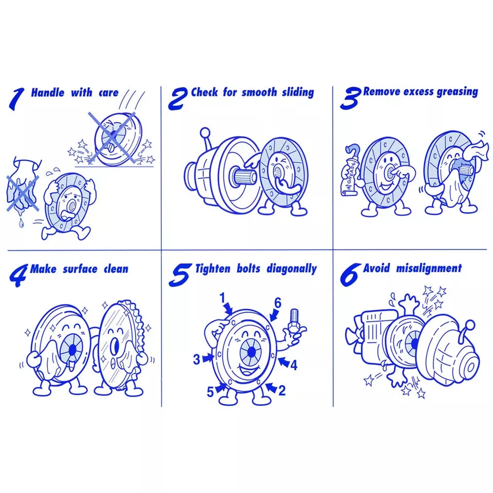 Exedy NSK1006 原始设备制造商离合器套件适用于 2005 - 2015 年日产 Xterra / 2005 - 2011 Frontier — 第 2/4 张图片