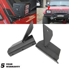 4 Led Work Light Bar Lower Windshield Mount Bracket For Jeep Cherokee Xj 84-01