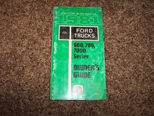 1981 Ford F600 Owner Owner's User Guide Operator Manual 4.9L 5.8L V8 Diesel xz