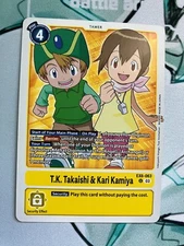 T.K. Takaishi & Kari Kamiya EX6-063 U Digimon CCG | Infernal Ascension NM