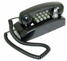 Cortelco 2554-MD-BK 255400-vba-20md Wall Valueline Black