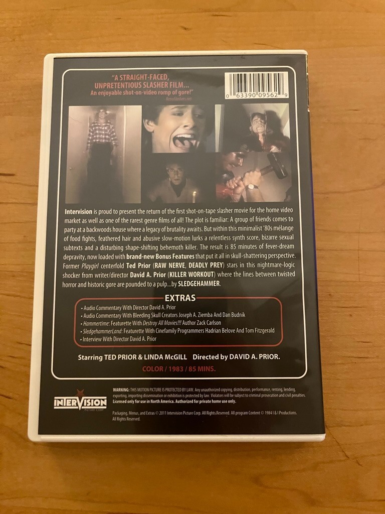 Sledgehammer DVD 1983 Great Condition! 63390095629 eBay