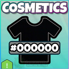 Roblox World Zero WZ - COSMETIC - #000000 BLACK HEX ITEMS