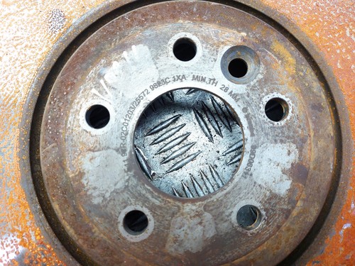 JAGUAR XF X260 2016 2.0 DIESEL PAIR OF REAR BRAKE DISC ROTORS LEFT & RIGHT - Picture 17 of 17