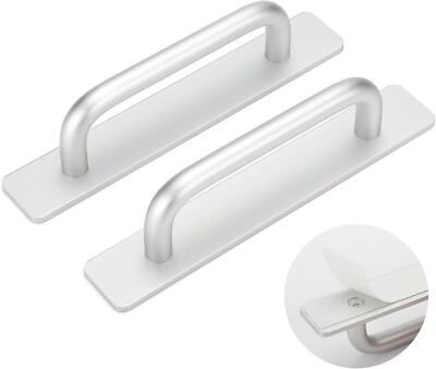 LONTAN 2 Stück Griff Selbstklebend Balkontürgriff Außen (Länge:148Mm) Schrank