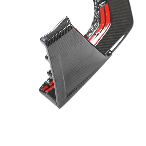 DRY CARBON FIBER Front Bumper Lip Chin Spoiler Fits Audi RS7 C8 Sportback 2020UP - Picture 17 of 18