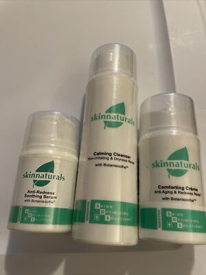 Skinnaturals Triple Relief Anti-Aging Skincare System New Sealed Lot Of 3x