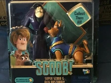 Scoob! Figure (Super Scoob & Dick Dastardly) *NEW w/Box Wear* d2