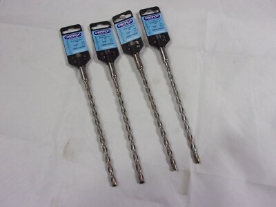 4 NEW CHAMPION PROLINE 1/4'' X 6'' X 8'' SDS PLUS ROTARY HAMMER DRILL BITS