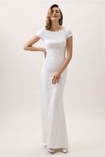 BHLDN Madison Maxi Dress Gown by Katie May Size 4 Ivory $280