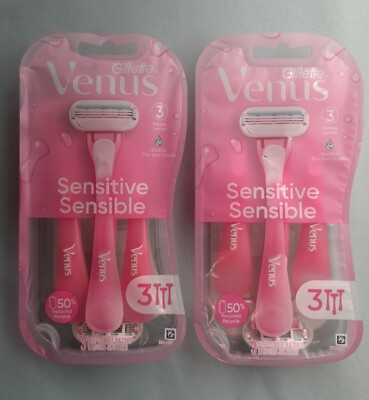 Gillette Venus Women's Sensitive Sensible Disposable Razors 6 Count