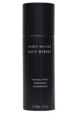 NUIT D'ISSEY POUR HOMME by Issey Miyake for Men DEODORANT SPRAY 5 oz 150ml