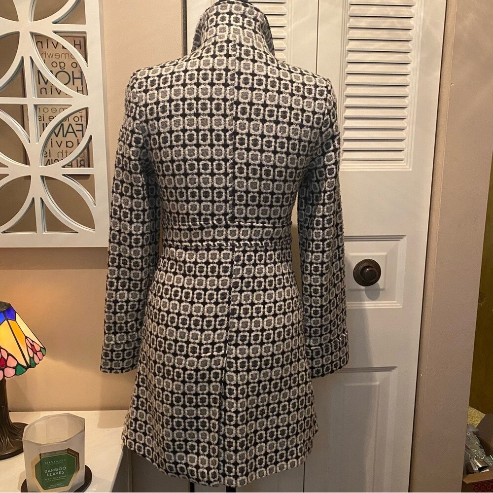 Voice Polyester Wool Blend Spring Jacket Coat - image 5