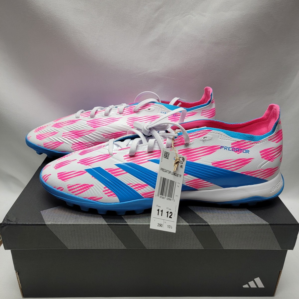 Adidas Predator League Turf Soccer Cleats Men Size 11 #IF6379