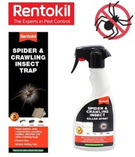 Rentokil Spider & Crawling Insect Trap or spray Bait for Woodlice and Cockroache